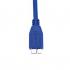 USB A male to Micro B USB 3.0 Cable 50cm-Blue ( external hdd cable )