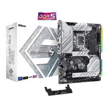 ASROCK Z690 STEEL LEGEND LGA 1700, Intel 12th, DDR5 ATX Motherboard ,M.2, PCIe 5.0, USB 3.2 Gen2X2 Type-C, 2.5GbE LAN