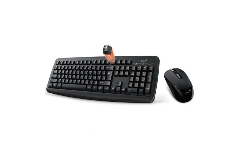 Genius KM-8100 2.4GHz Wireless Smart Water Resistant Keyboard & Mouse Kit