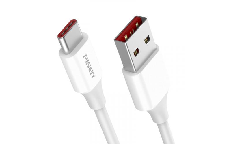 Pisen USB Type-C Cable Charging Data 1.5m White TC04-1500
