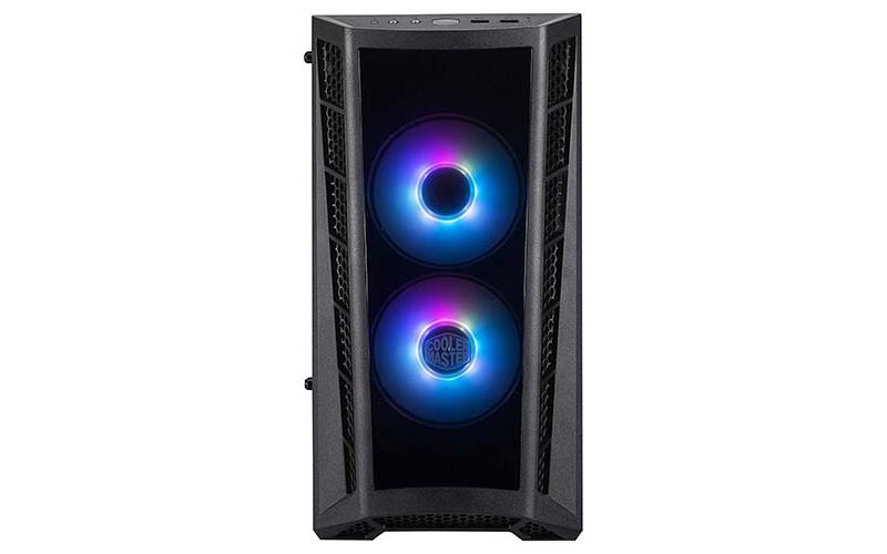 Cooler Master MasterBox MB320L ARGB Micro-ATX with Dual ARGB Fans, DarkMirror Front Panel, Mesh Front Intake Vents, Tempered Glass Side Panel & ARGB Lighting System – [MB320L]