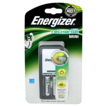 
Energizer CH2PC3 Mini AA/AAA Charger with 2xAAA (700 mA) NiMH Rechargeable Batteries