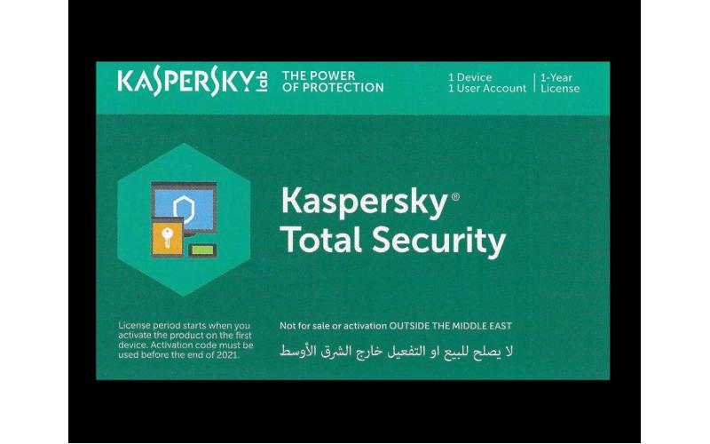 Kaspersky Total Security Scratch card ( 1 Devices / 1 Year )