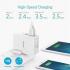 Anker PowerPort 4 Lite 4 Ports Wall Charger 8A 27W WHITE A2042L21