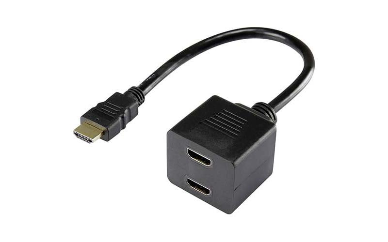HDMI Splitter Square 1M-2F Cable 3CM