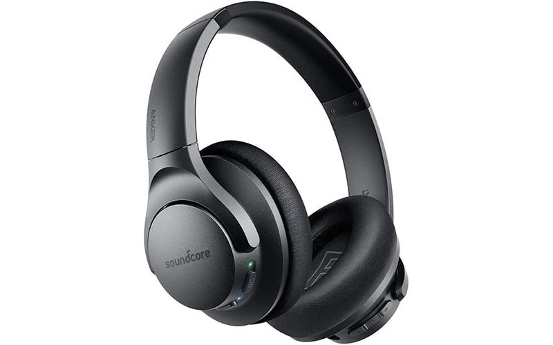 Anker Soundcore Life Q20 Hybrid Active Noise Cancelling Headphones, Wireless Over Ear Bluetooth  Headphones, 40H Playtime, Hi-Res Audio, Deep Bass, Memory Foam Ear Cups (black)- A3025H11