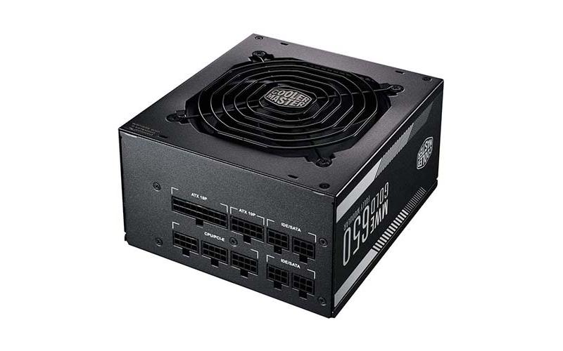 Cooler Master MWE Gold 650 Watt 80 Plus Gold Certified Power Supply Full Modular – MPY-6501-ACAAG-US