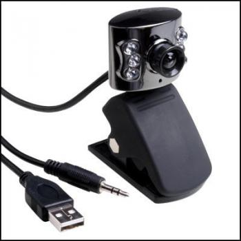 
Webcam With Mic (USB+MIC+Light)