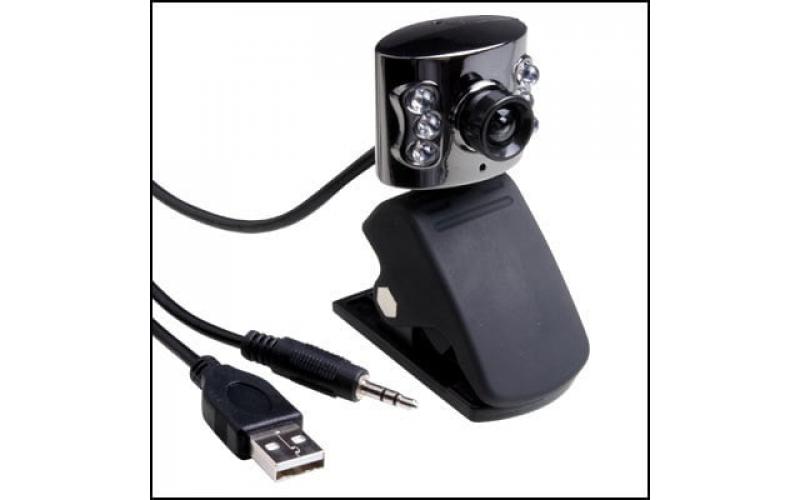 Webcam With Mic (USB+MIC+Light)