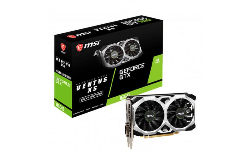 Msi GeForce GTX 1650 4G D6 VENTUS XS OCV1
