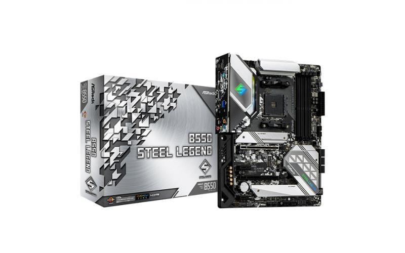 ASROCK AMD B550 Steel Legend RGB Motherboard