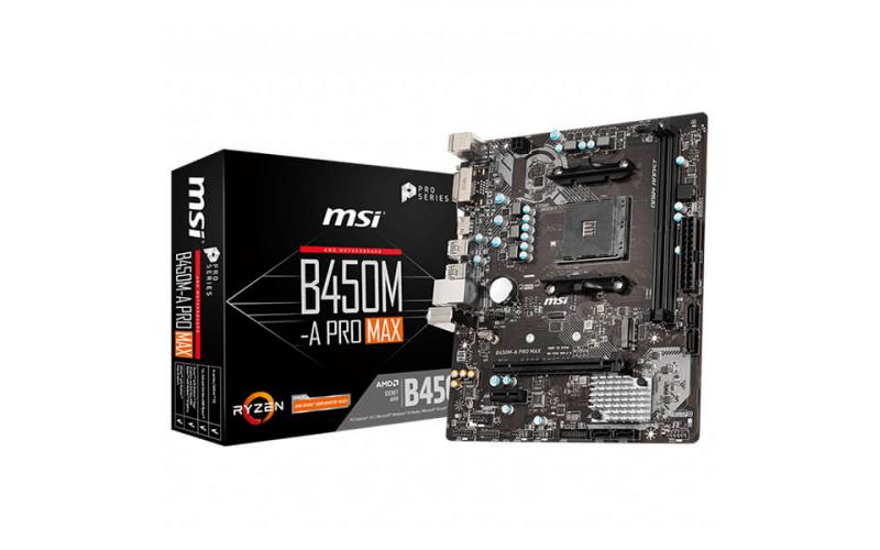 Msi B450M-A PRO MAX Gaming Motherboard