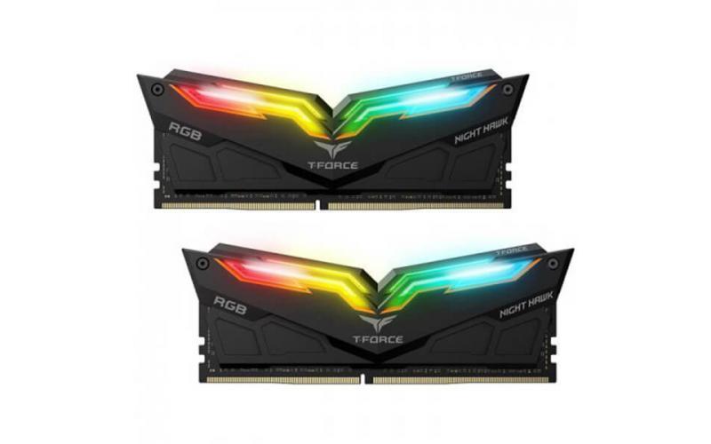 TEAMGROUP T-Force NIGHT HAWK RGB 16GB 2×8 3200MHZ DDR4 GAMING MEMORY