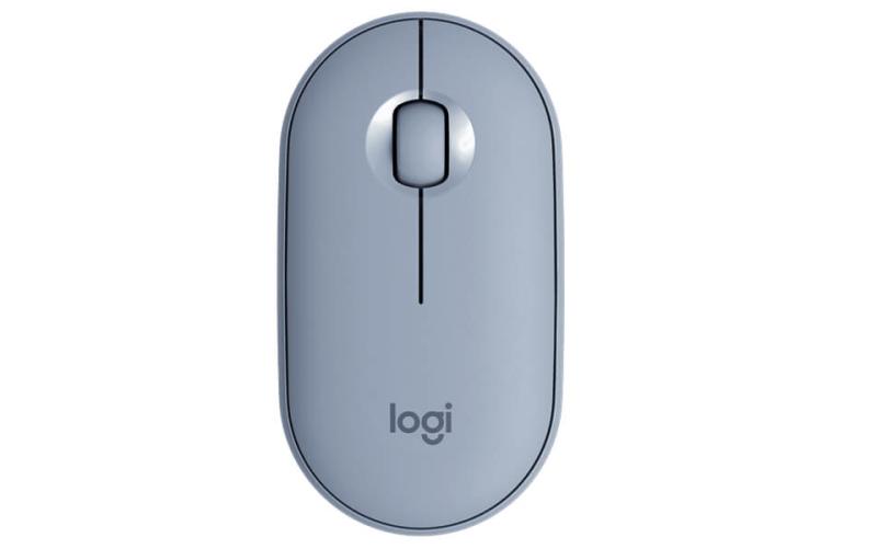 Logitech PEBBLE M350 WIRELESS MOUSE – Blue Grey