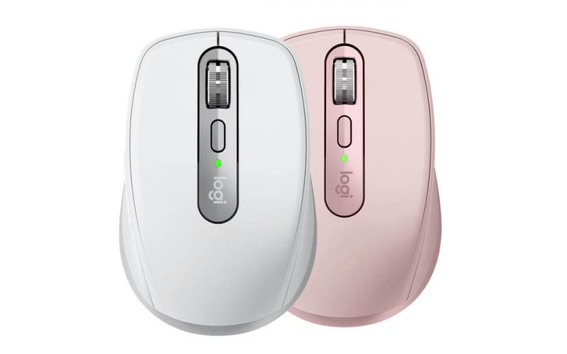 Logitech MX Anywhere 3 Wireless Mouse – Rose & Pale Grey