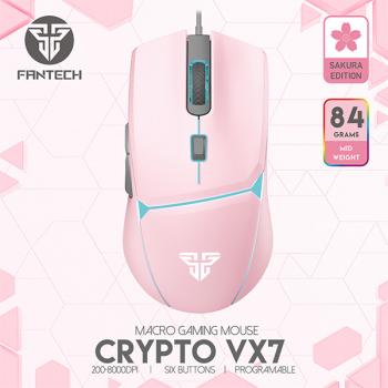 Fantech VX7 CRYPTO Gaming Mouse – Sakura Edition