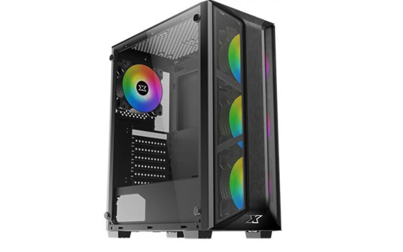 XIGMATEK TRIO RGB Tempered Glass Gaming Case