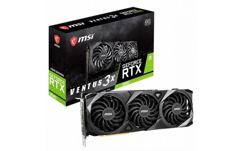 Msi GeForce RTX™ 3080 VENTUS 3X 10G OC GRAPHIC CARD