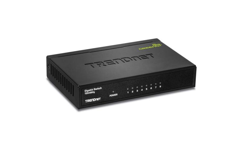 TRENDNET TEG-S82G GIGABIT SWITCH 8PORT 10/100/1000M
