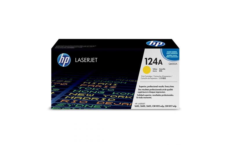 HP Q6002A Laser Toner Cartridge Yellow (Original)