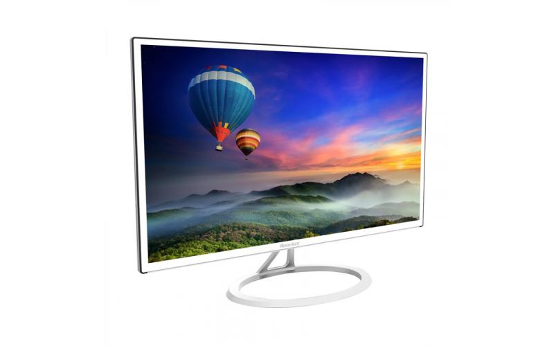 Huntkey M2771WH 27″ Ads 1920 X 1080 LED-Backlit Monitor, 60Hz Refresh Rate, Ultra-Slim, VGA+HDMI