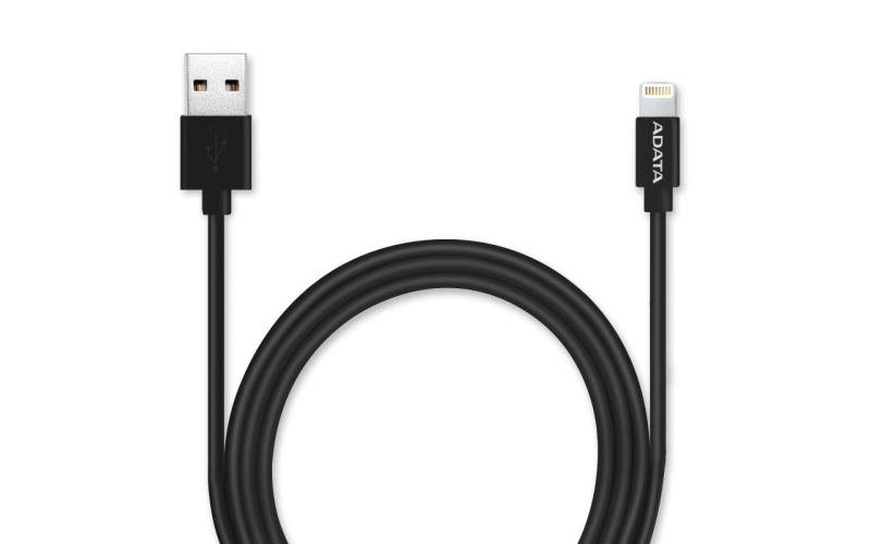 ADATA MFI Certified Lightning Cable For iPhone, iPad, Black