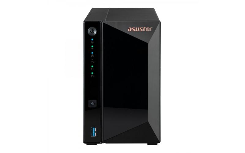 Asustor AS3302T  2 bay NAS Tower Realtek RTD1296 2GB DDR4 1 port LAN 2.5G compatible with Expansion Unit
