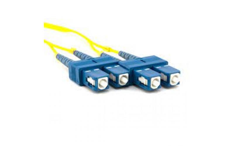 Fiber Patch Cable SC-SC 1 METER Single Mode Duplex Double fiber 2 PCS