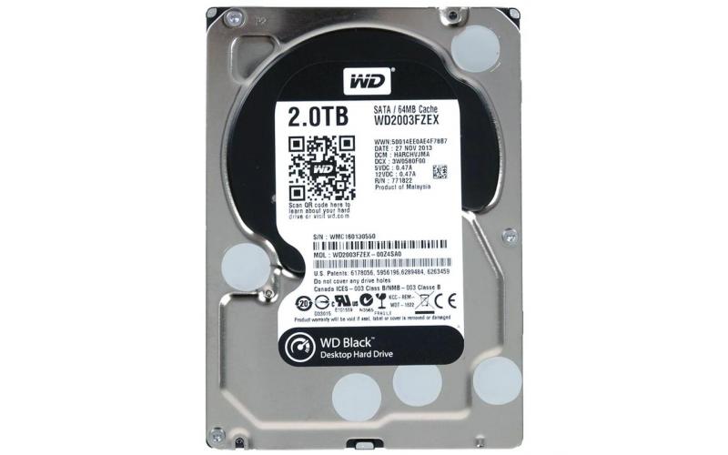 WD 2TB Black 64MB SATA 6GB/s