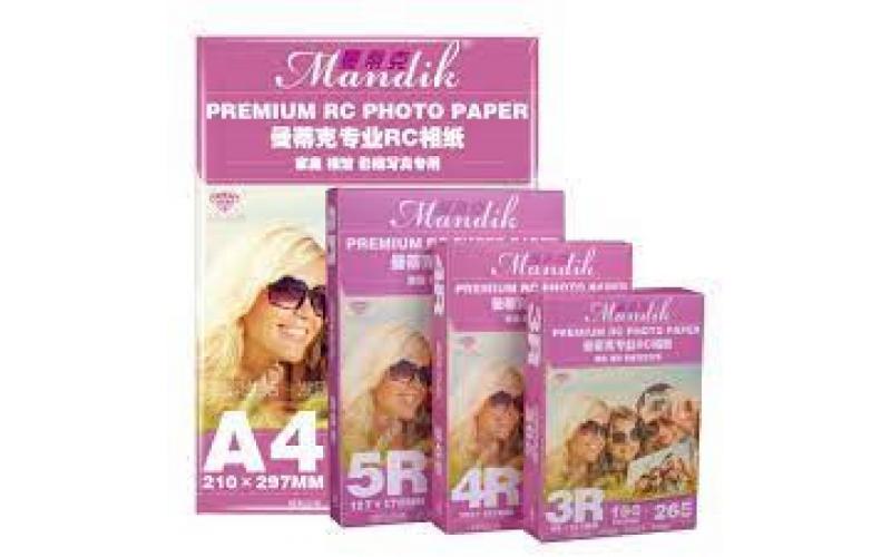 MADIK RC A4 INKJET COATED PAPER GLOSSY 260G / 50 SHEET