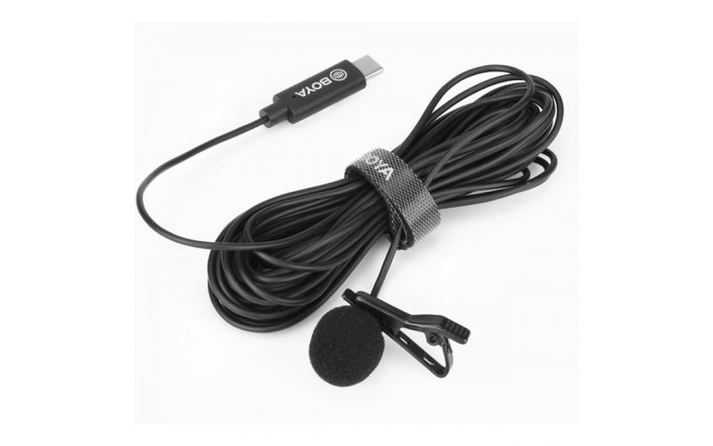 BOYA BY-M3 is a digital USB Type-C lavalier microphone, which is specially designed for Android devices and others devices