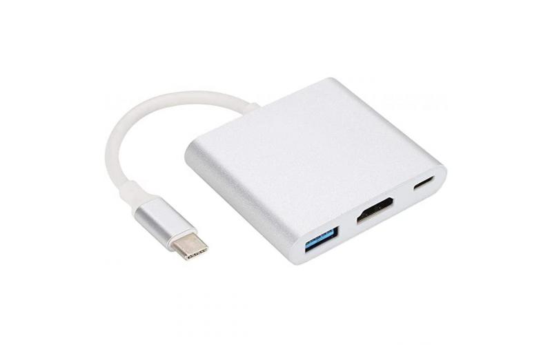 Converter TYPE-C Port to HDMI+TYPE-C+USB