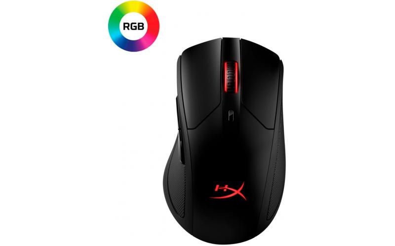 HyperX Pulsefire Dart Wireless Optical Gaming Mouse with RGB Lighting - Black