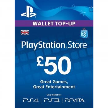 PlayStation Store Gift Card (Digital) UK 50 GBP