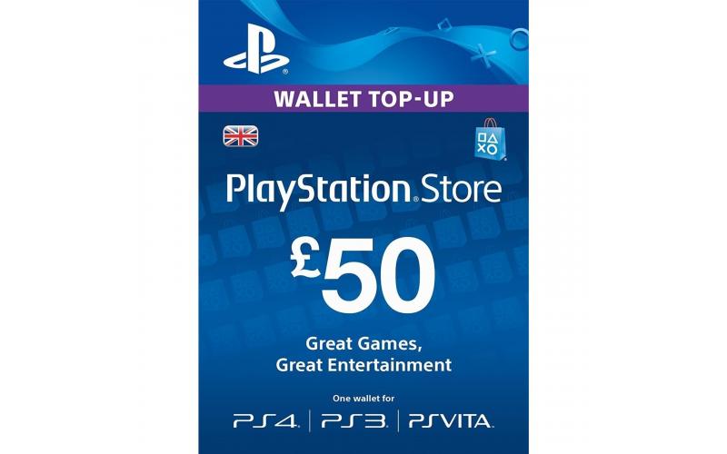 PlayStation Store Gift Card (Digital) UK 50 GBP