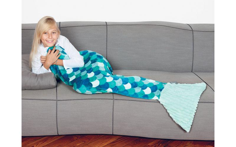 Kanguru Sirena Kids Turchese Blanket, 135cm