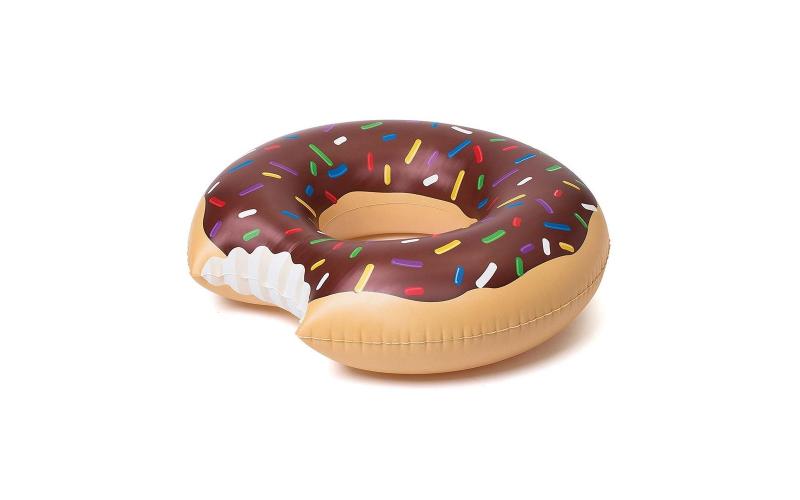 Big Mouth Chocolate Donut Pool Float