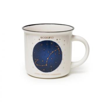 Legami Count Your Lucky Stars Porcelain Mug, Scorpio