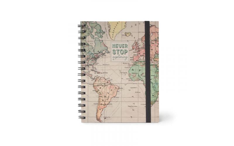 Legami Spiral Notebook, Travel