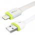 MiLi 8 Pin Lightning to USB Cable 1M flat White