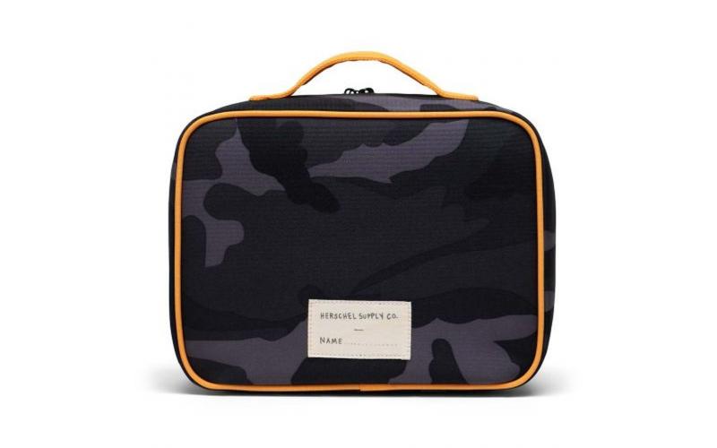 Herschel Pop Quiz Lunch Box Night Camo/Blazing Orange