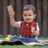 Fred and Friends Dressed To Spill Lumberjack Bib & Teether Set