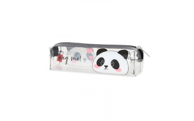 Legami Transparent Pencil Case, Panda