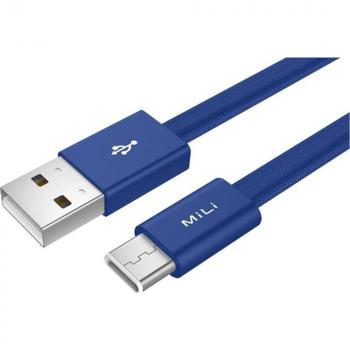 MiLi Stylish USB-C to USB Cable 1.2m Blue