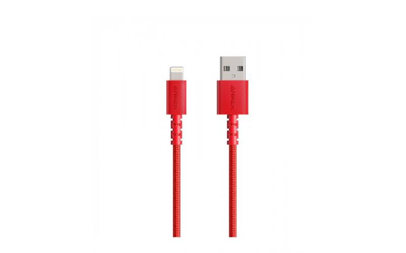 Anker PowerLine Select+ USB-A to Lightning 3ft Red