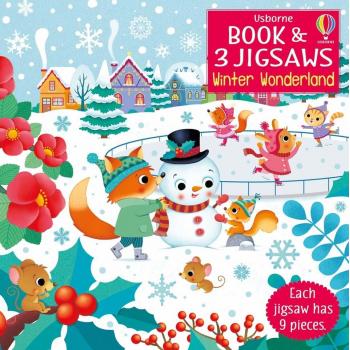 Usborne Book And 3 Jigsaws Winter Wonderland