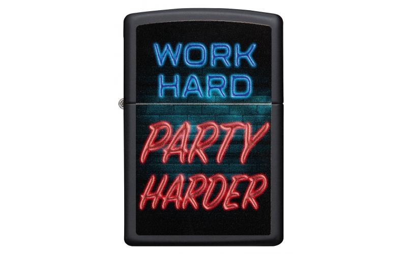 Zippo Work Hard Design