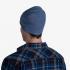 Buff: Knitted Hat Lekey Ensign Blue