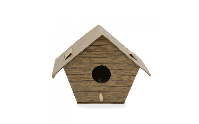 Kikkerland Diy Bird House Log Cabin