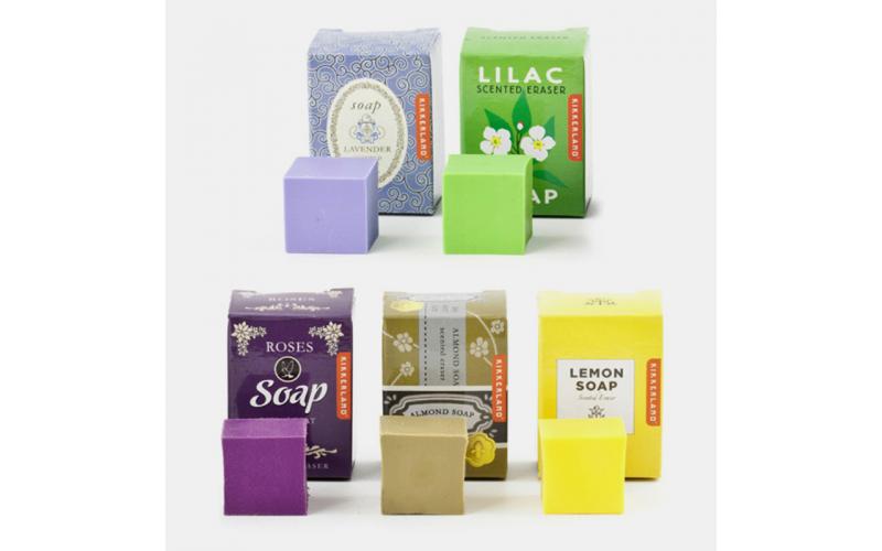 Kikkerland Scented Erasers Soap Set Of 5